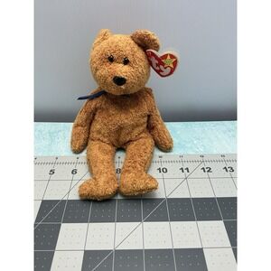 Ty Beanie Babies Fuzz Bear‎ New